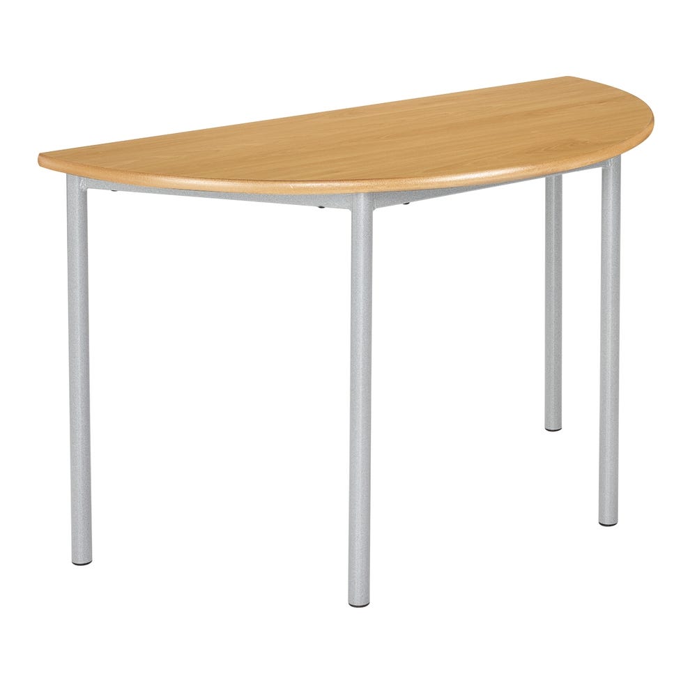 RT32 Semi Circular Table Dia120x76cm Beech