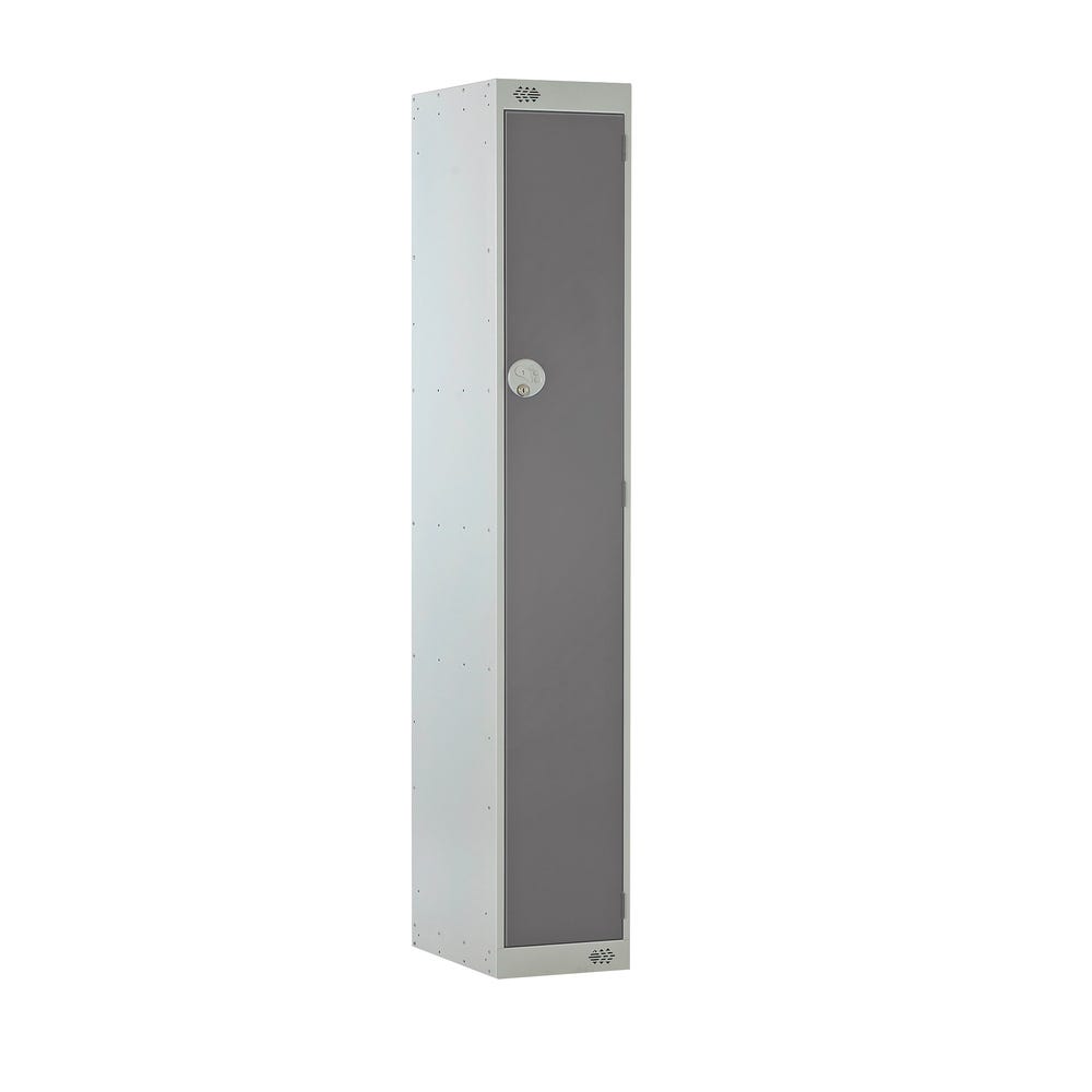 1 Column Locker W300 x D450 x H1800mm Dark Grey