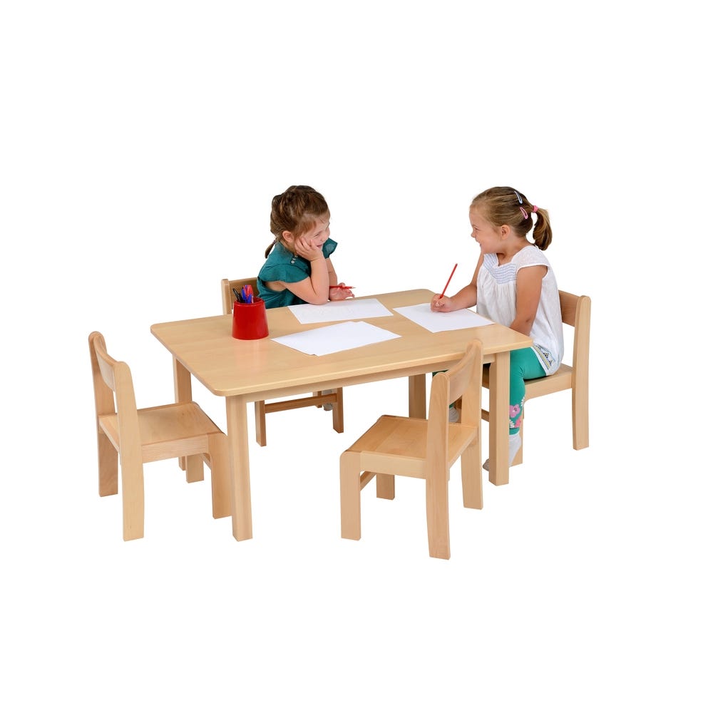 Solid Beech Rectangular Table