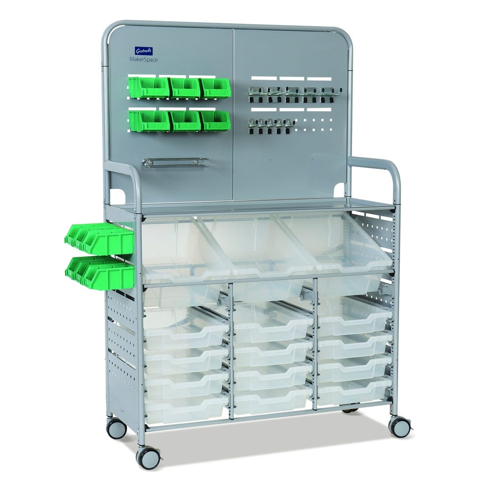 Gratnells Callero MakerSpace 12 Shallow & 3 Deep Clear
