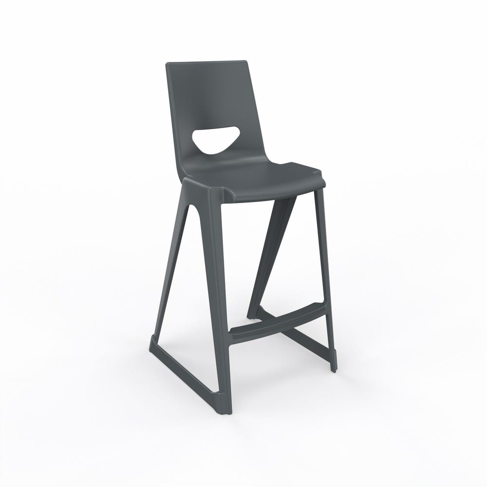 EN One High Chair 685mm Night Grey with bag hook