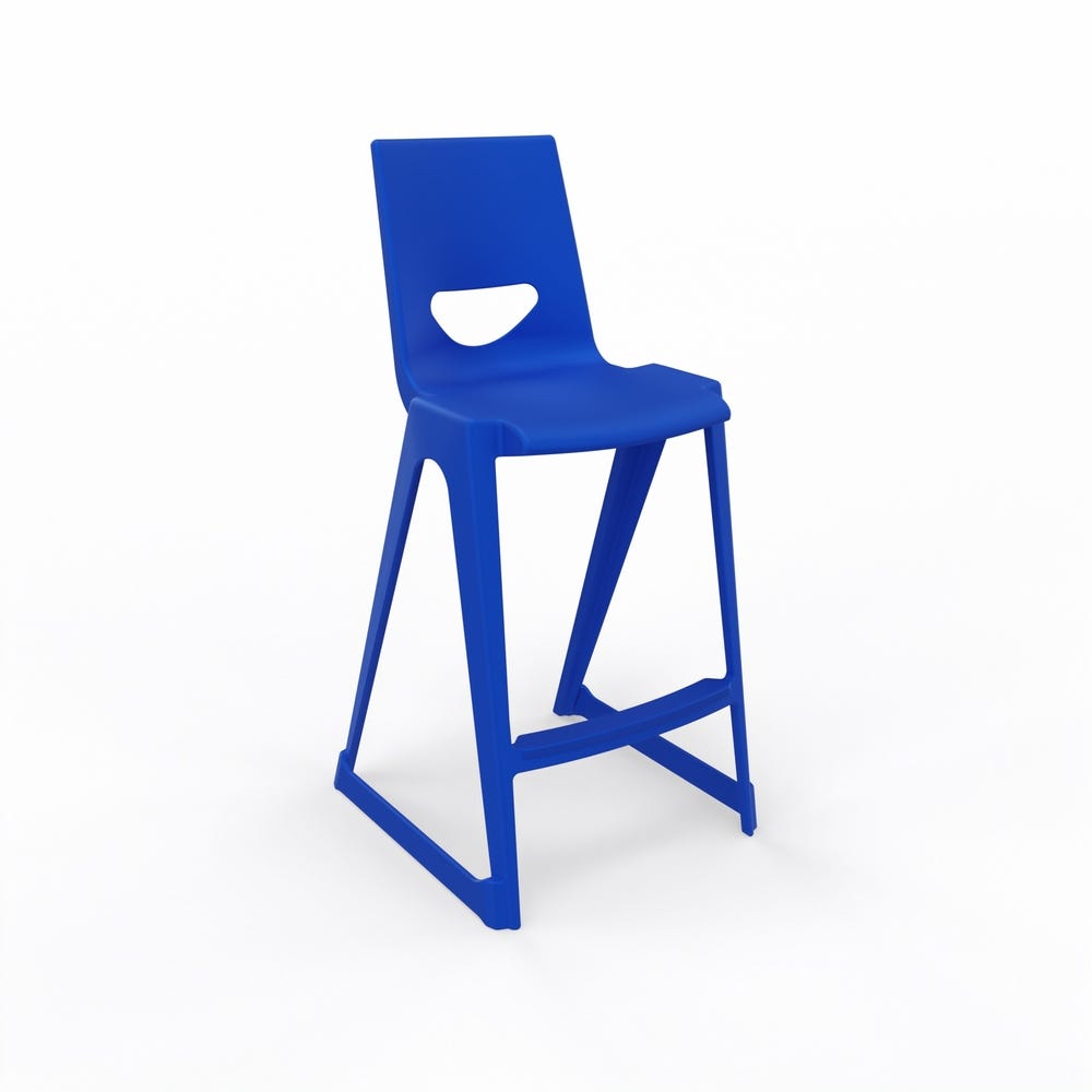 EN One High Chair 610mm Royal Blue