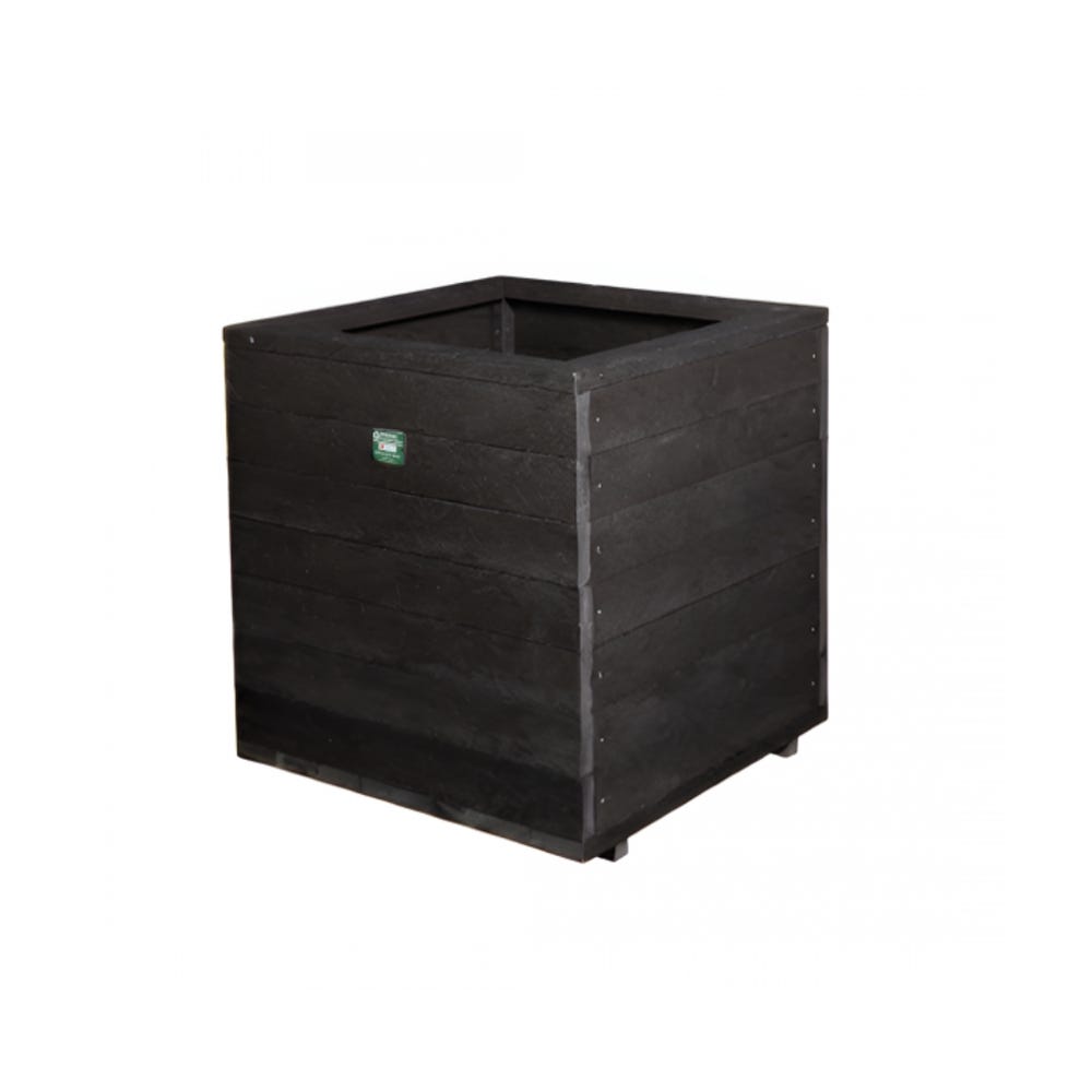 Recycled Plastic Large Planter Black