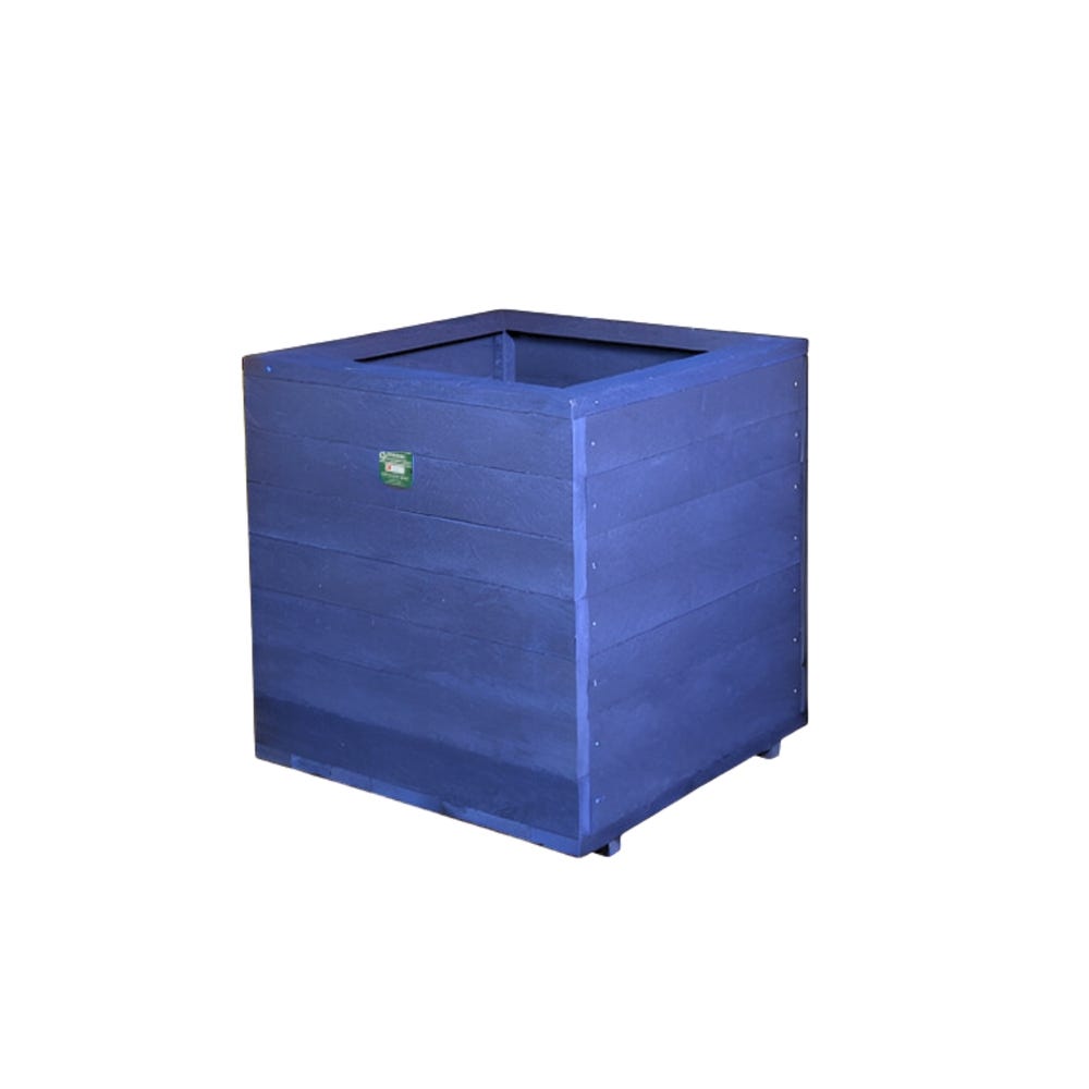 Recycled Plastic Large Planter Blue