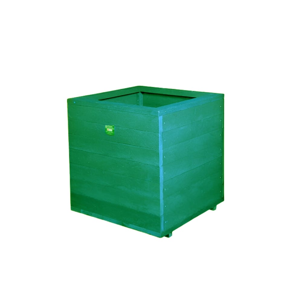 Recycled Plastic Large Planter Green