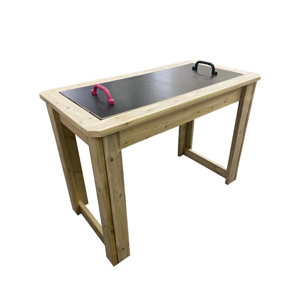 Wheelchair Accessible Sandpit with Chalkboard Lid