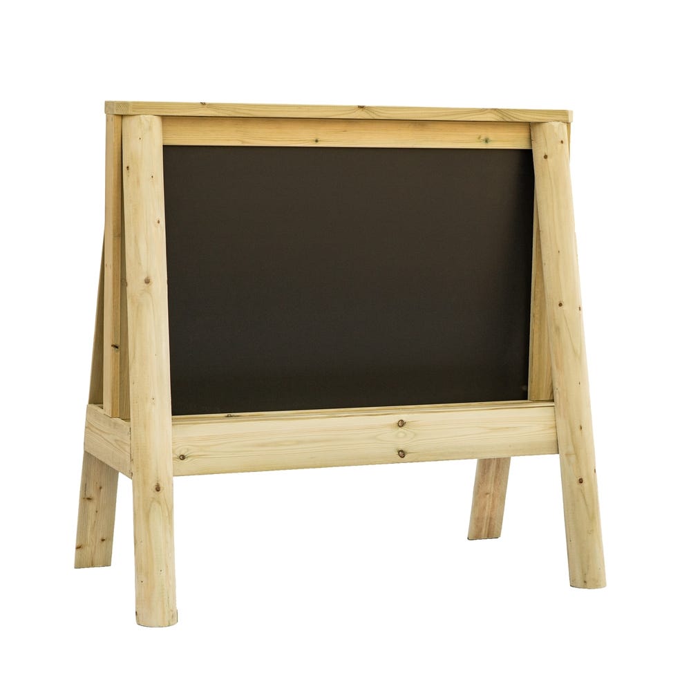 Rustic Chalkboard Painting Easel