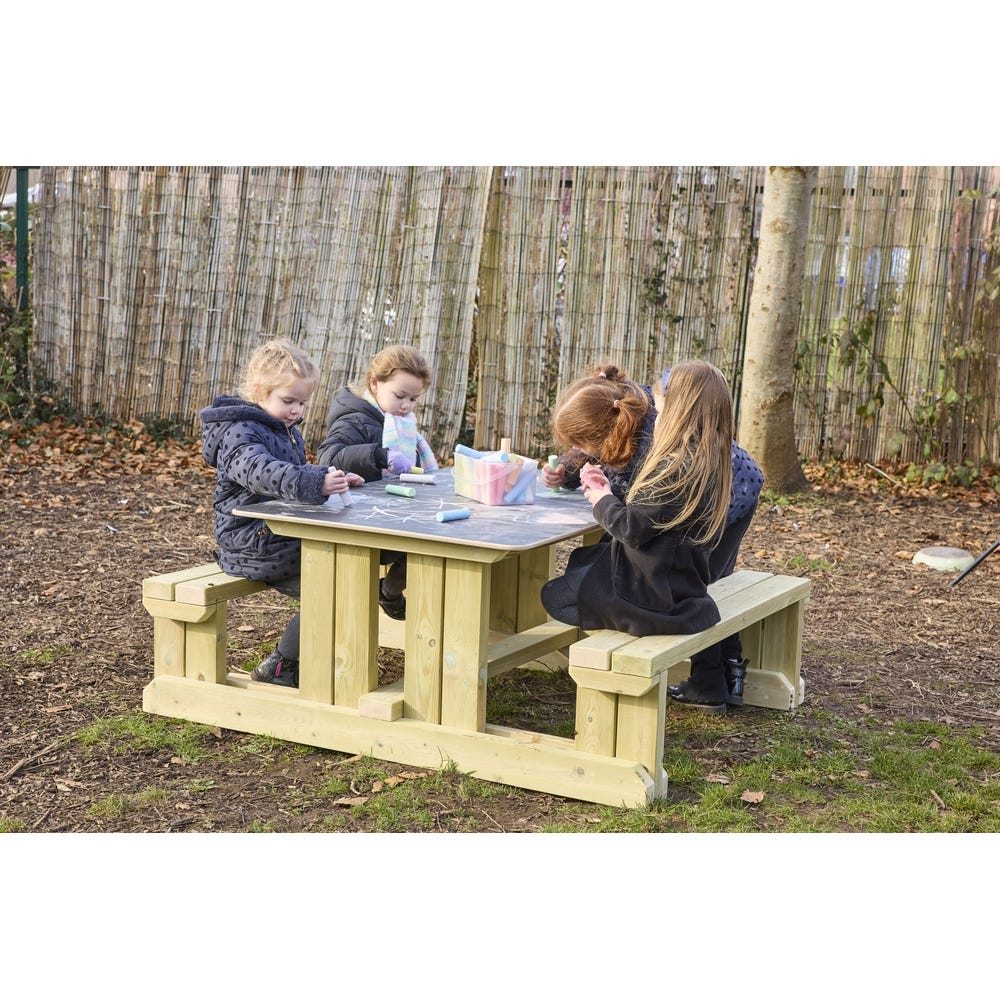 Chalkboard Picnic Table