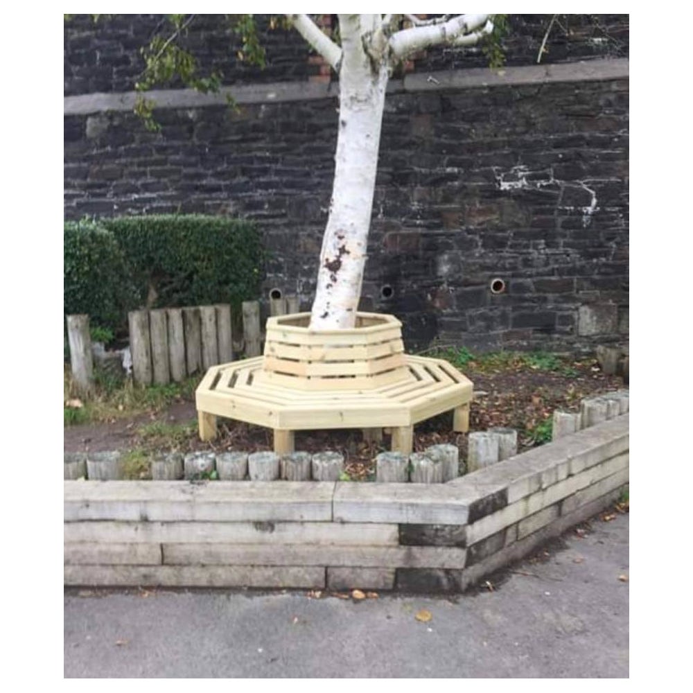 Octagonal Tree Seat