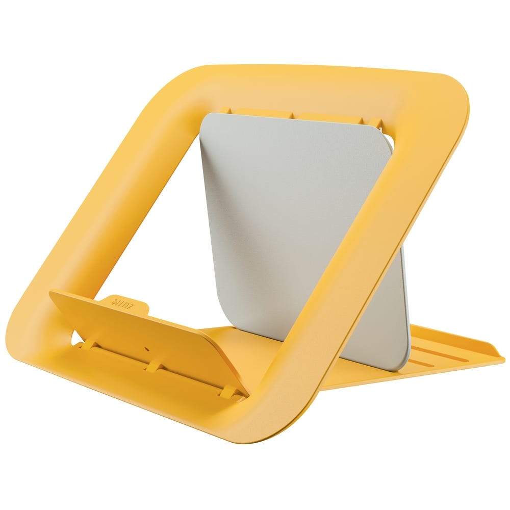 Leitz Ergo Cosy Adjustable Laptop Stand, Yellow, Each