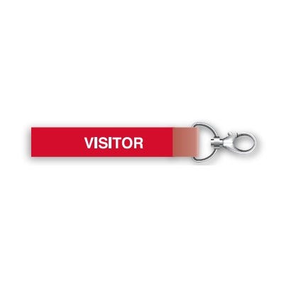 Visitor Breakaway Lanyards Pack 50 - Red