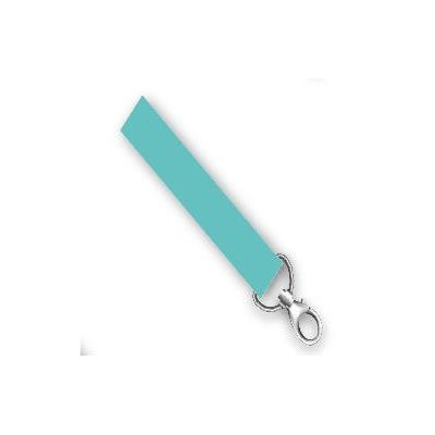 Turquoise Plain Breakaway Lanyards