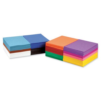 Construction Paper School Stack A4 Assorted Box of 2400 Sheets