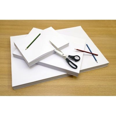 Cartridge Paper Stack Pack 1000 A4, 500 A3, 250 A2 130gsm