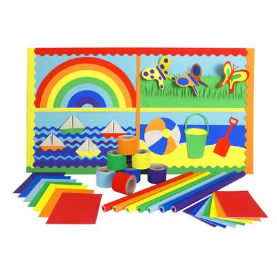 Educraft Rainbow Wall Display Bulk Pack