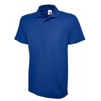 Mens Polo Shirt M Royal