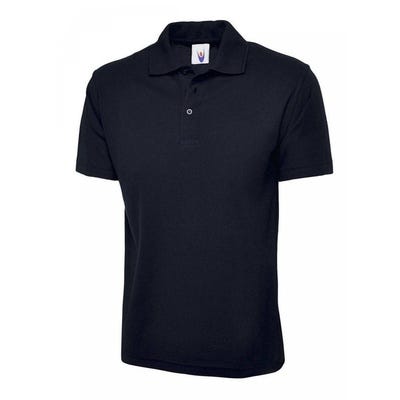 Mens Polo Shirt L Navy