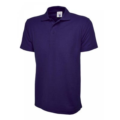 Mens Polo Shirt 2XL Purple