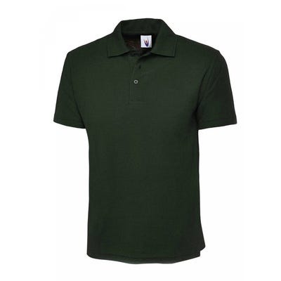 Men's Polo Shirt 3XL Bottle Green.