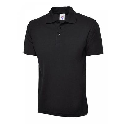 Mens Polo Shirt 3XL Black