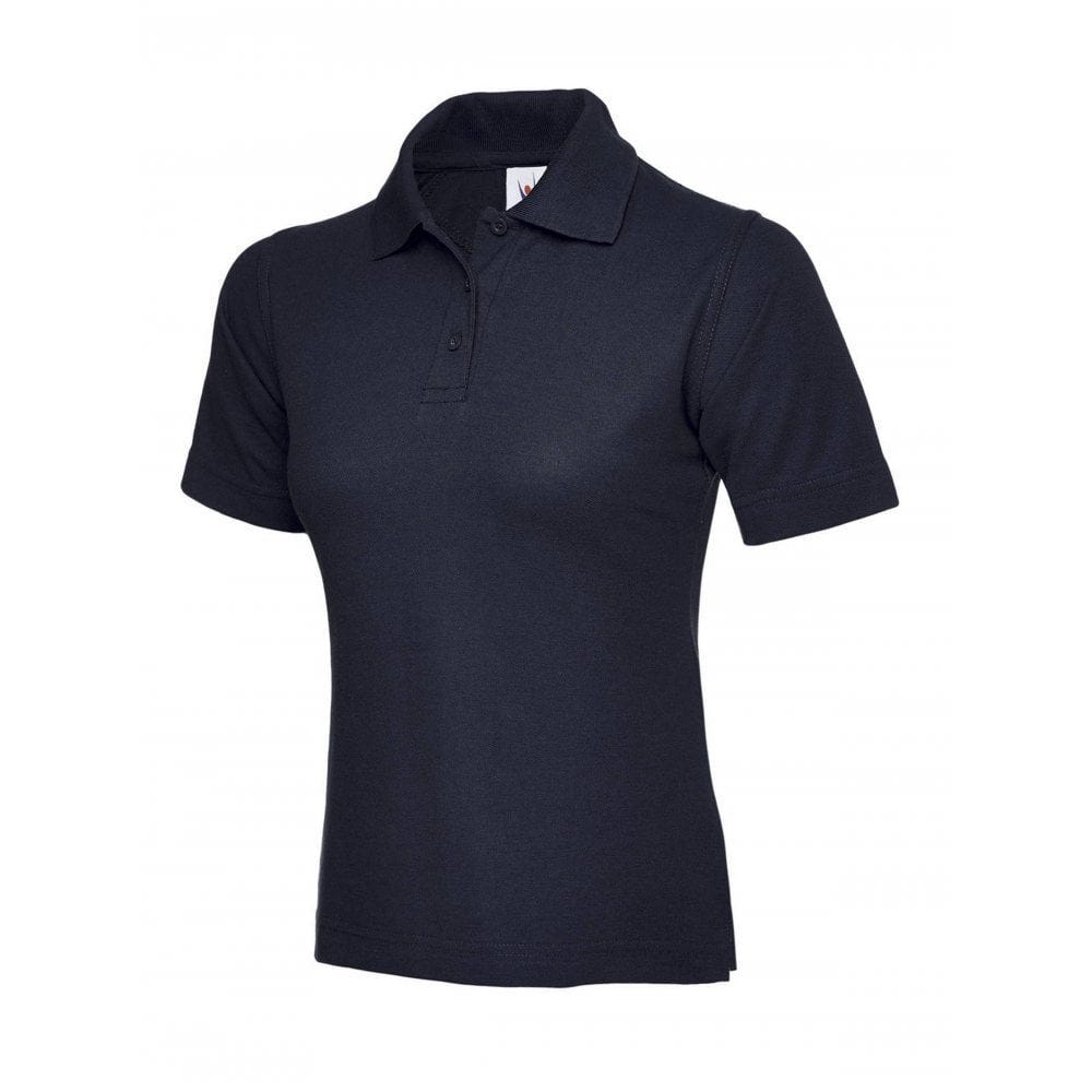 Womens Polo Shirt M Navy