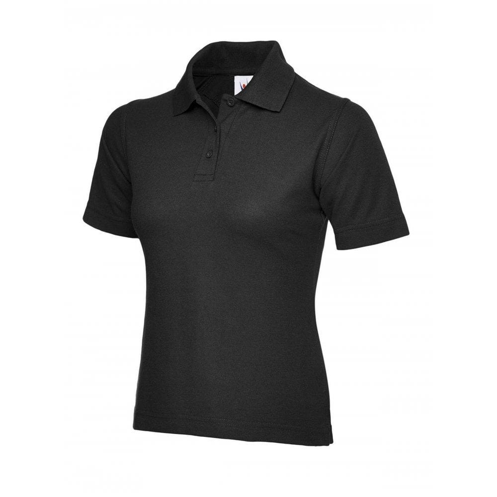 Womens Polo Shirt 2XL Black