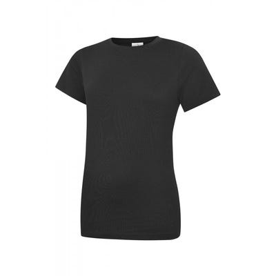 Womens T-Shirt M Black