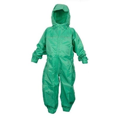 Childs Waterproof All in 1 Rain Suit 7-8 Years Green