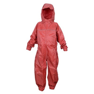 Childs Waterproof All in 1 Rain Suit 11-12 Years Red