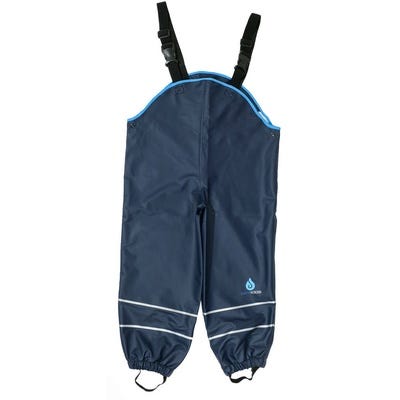 Childs Waterproof Unlined Dungarees 5-6 Years Navy