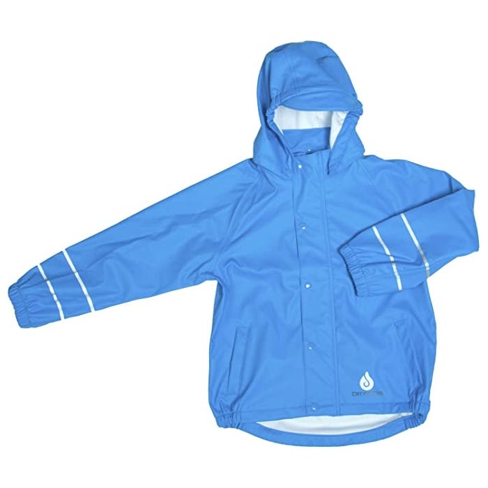 PU Jacket Unlined 5-6 Years Turquoise