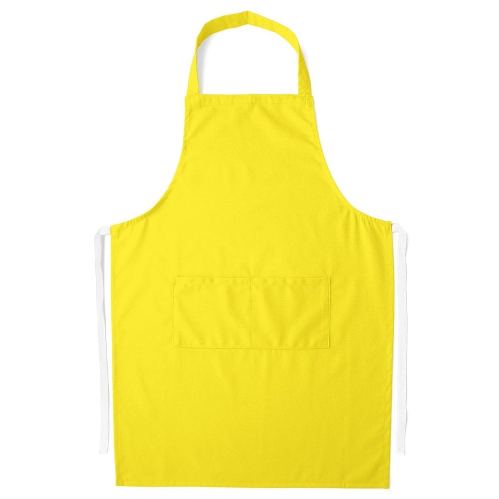 School Aprons 65cm Yellow