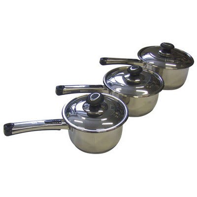 Saucepan Set Assorted Set 3 1.7ltr, 2.1ltr, 2.7ltr
