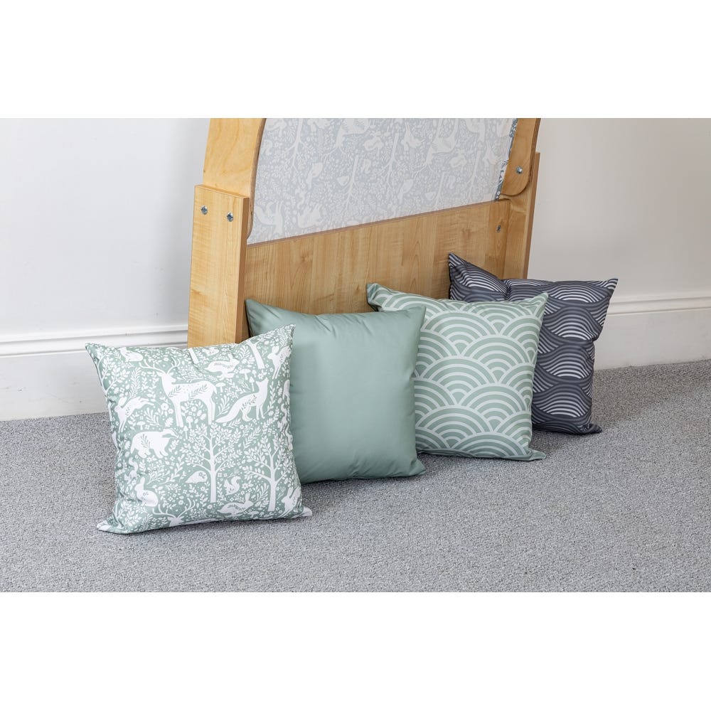 Wild Wood Neutral Printed Cushions 40 x 40cm Pack of 4