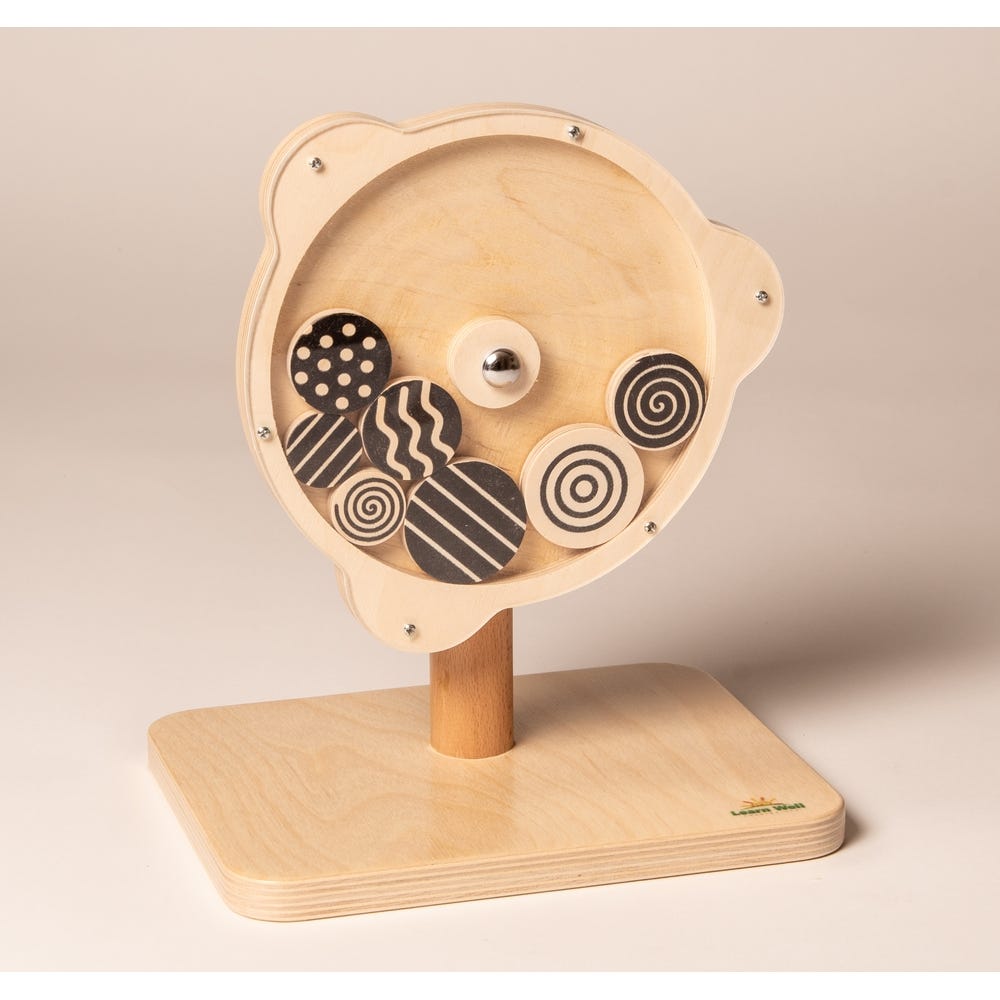 Black & White Spinning Wheel