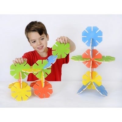 Wooden Octo Play Bright Colours