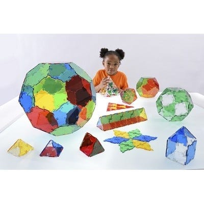 Crystal Polydron Construction Kit Pack of 184