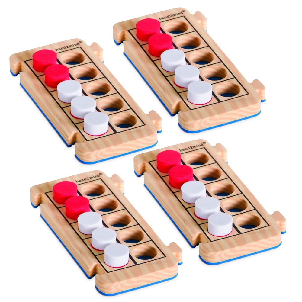 Rekenrod Foam Ten-Frames, Set of 4