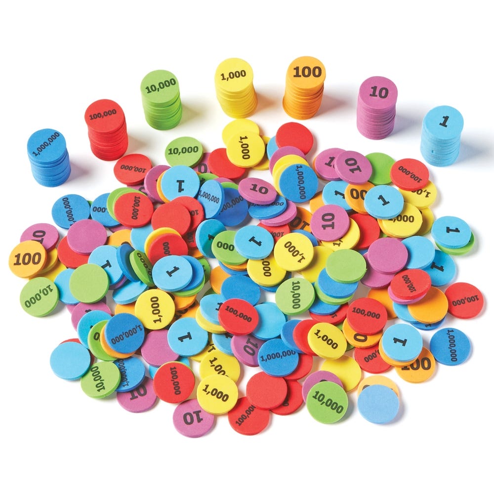 Place Value Disks Pack 280