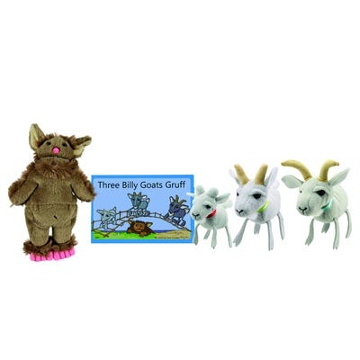 Three Billy Goats Gruff Giant Story Telling Set