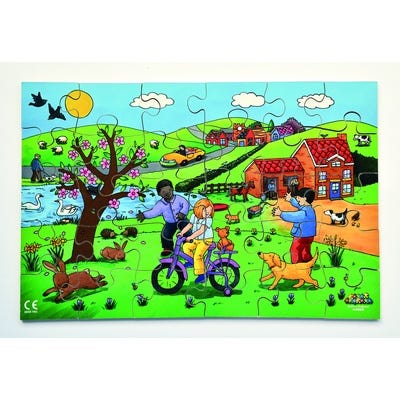 Four Seasons Jigsaw Puzzle Set of 4