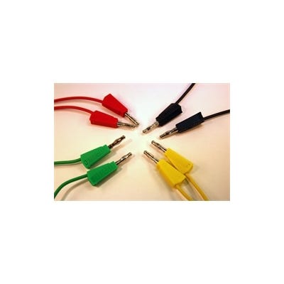 4mm Stack Lead 100cm- Black