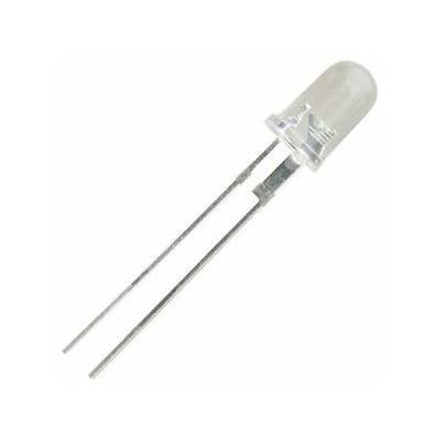 5mm White Diffused LED 100 Pack