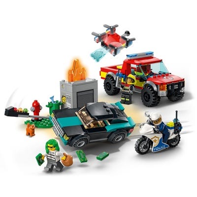 LEGO City Fire Rescue & Police Chase