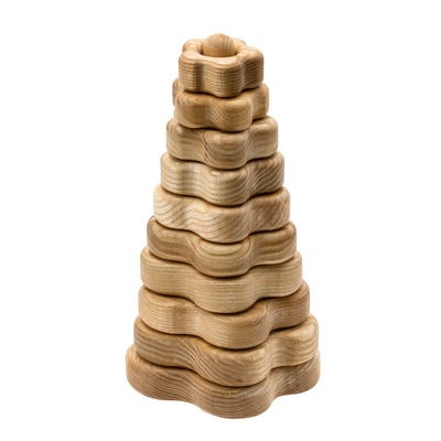 Wooden Stacking Flower
