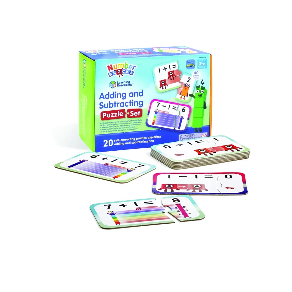 Numberblocks Adding and Subtracting Puzzle Set