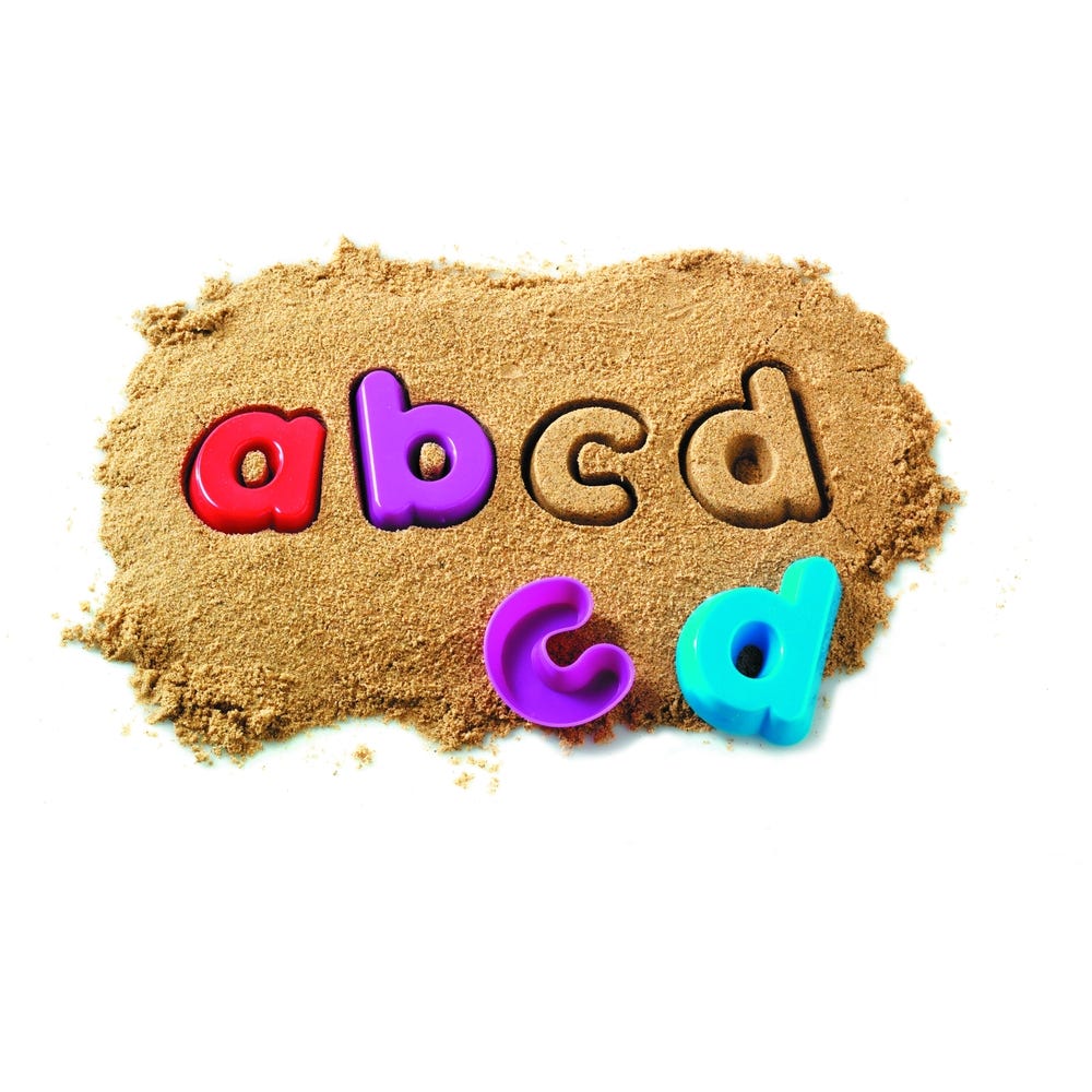Sand Moulds-Lowercase Alphabet
