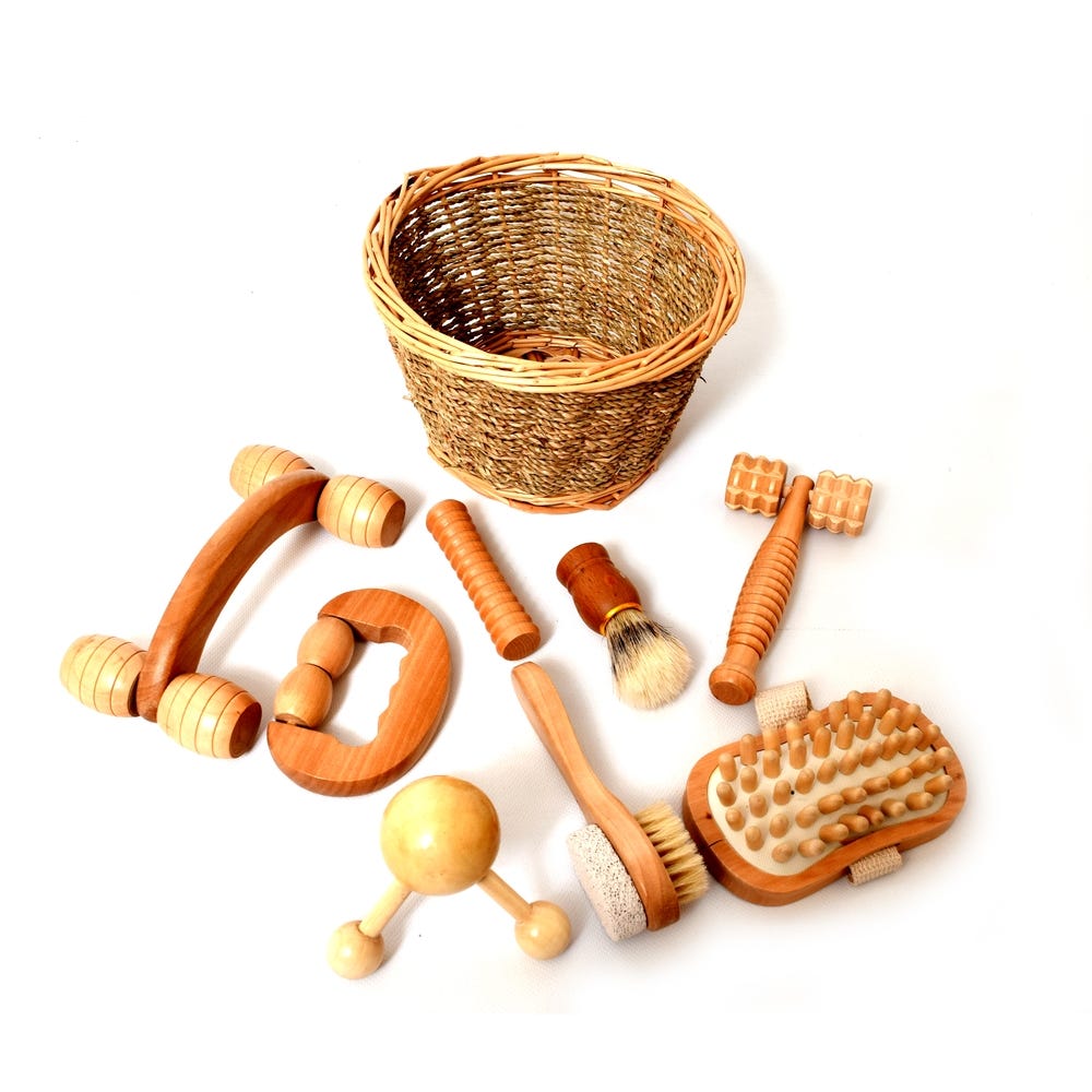 Wooden Massage Set