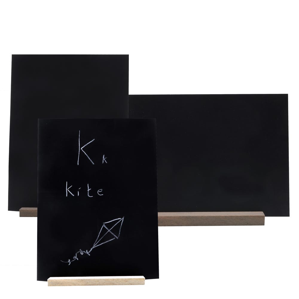 Stand Up Chalkboards A4 Set of 6
