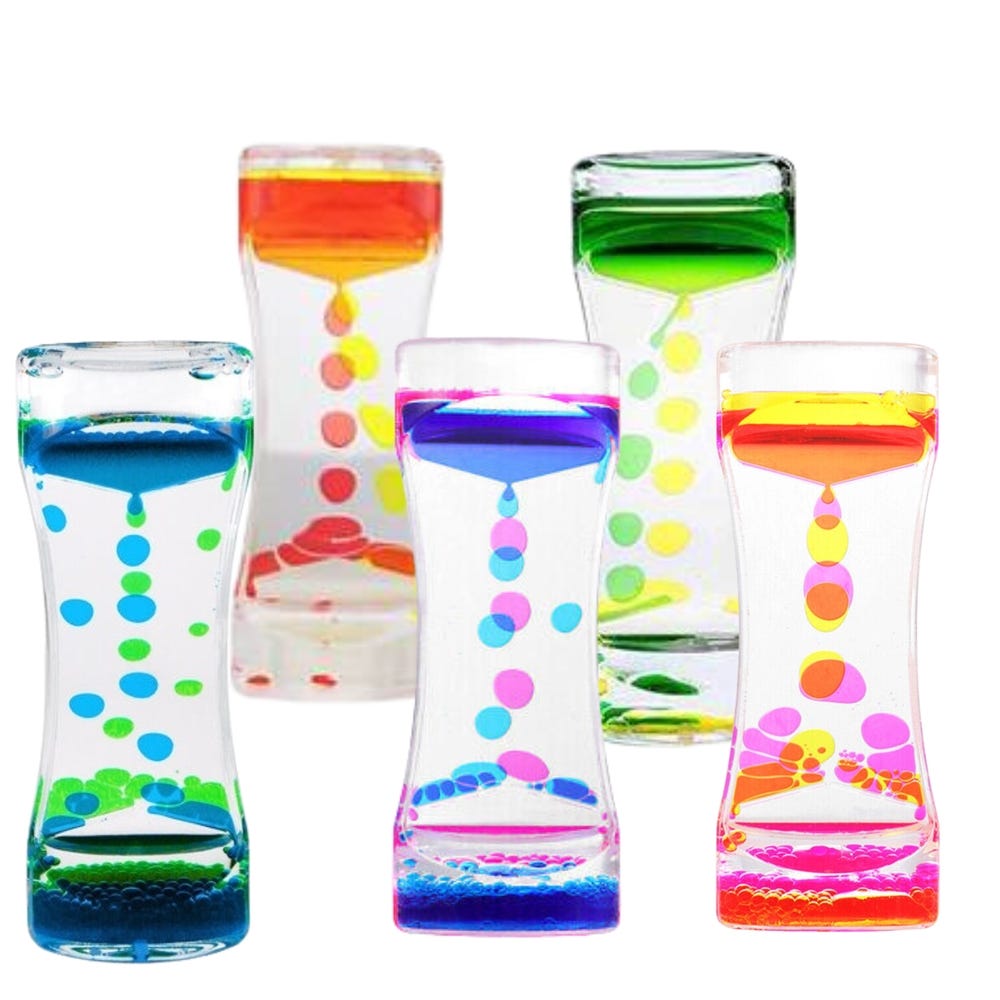 Rainbow Liquid Sensory Viewers Pack of 5